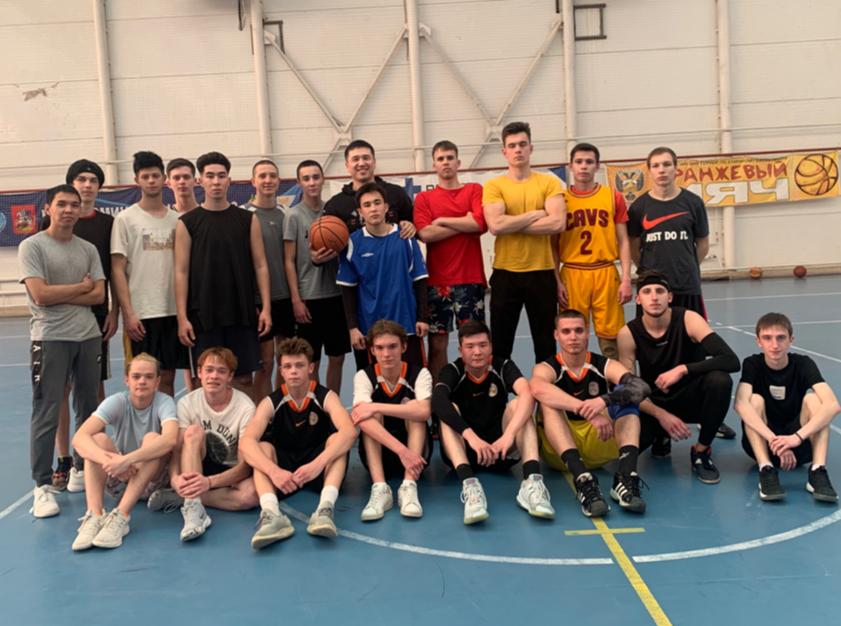 Товарищеская встреча по баскетболу против команды «Астраханский автомобильно-дорожный колледж»