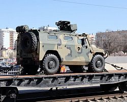 12 марта в Астрахань прибыл поезд Министерства Обороны «Сила в правде».