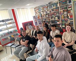 Студенты группы АГПК посетили астраханскую библиотеку для молодежи им. Бориса Шаховского