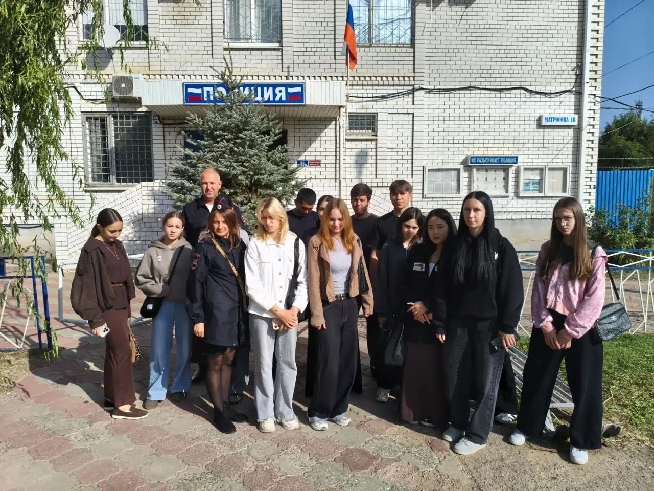 Студенты Лиманского филиала АГПК побывали в гостях у полицейских