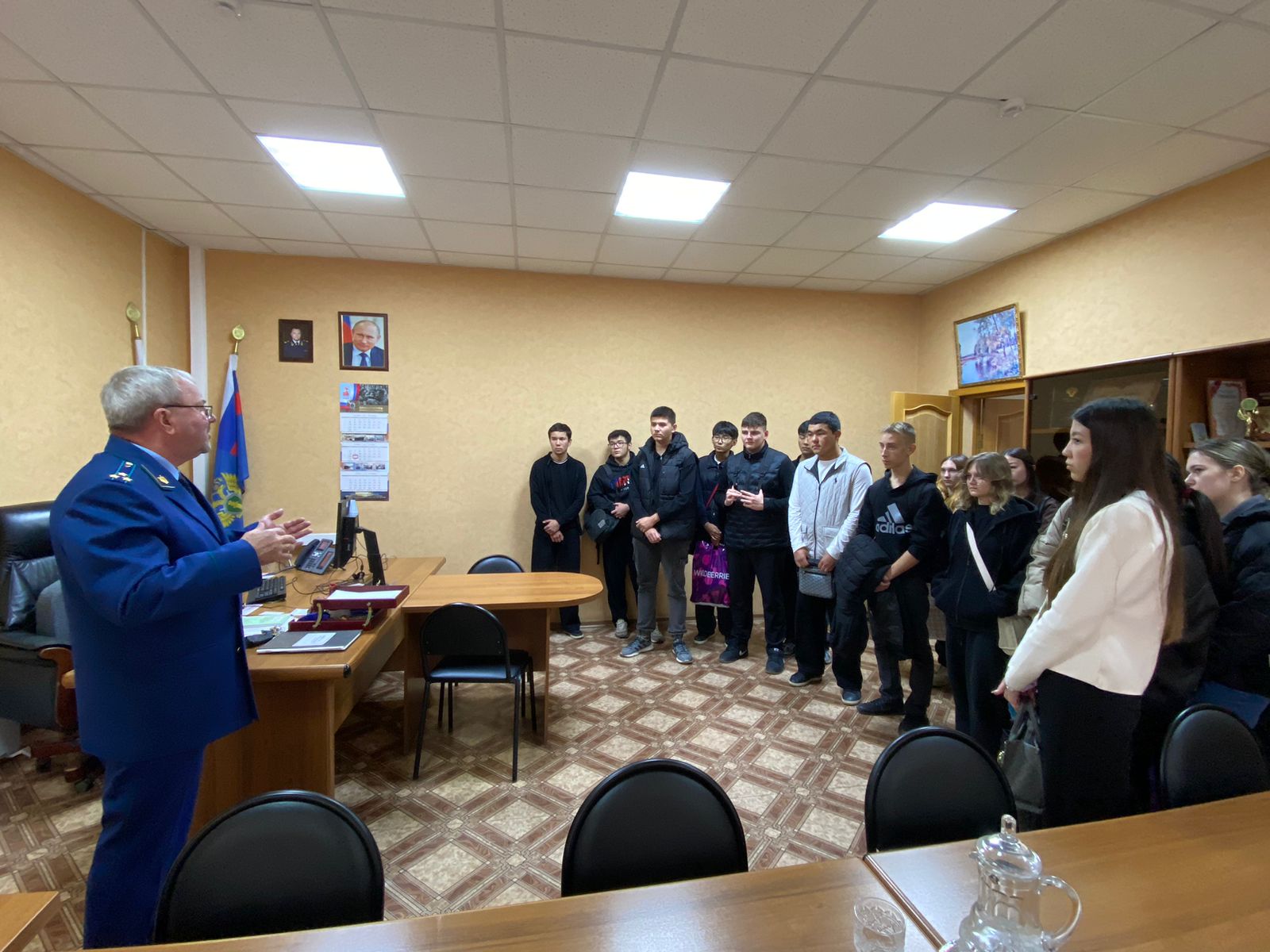 Студенты ЮРС-2139к посетили прокуратуру Харабалинского района