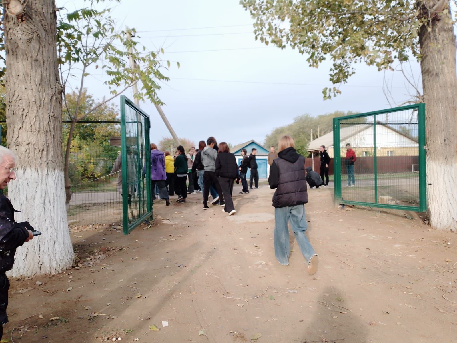 Учебная эвакуация на случай пожара в Лиманском филиале АГПК