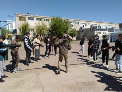Студенты Лиманского филиала приняли участие в учебных сборах по основам военной службы  