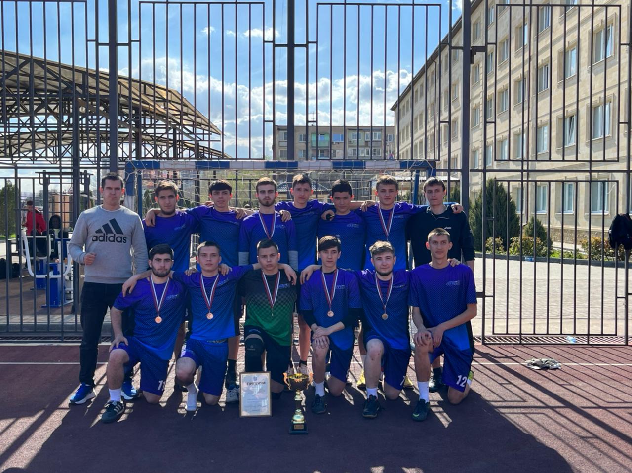 Команда АГПК заняла второе место в городском турнире по мини-футболу
