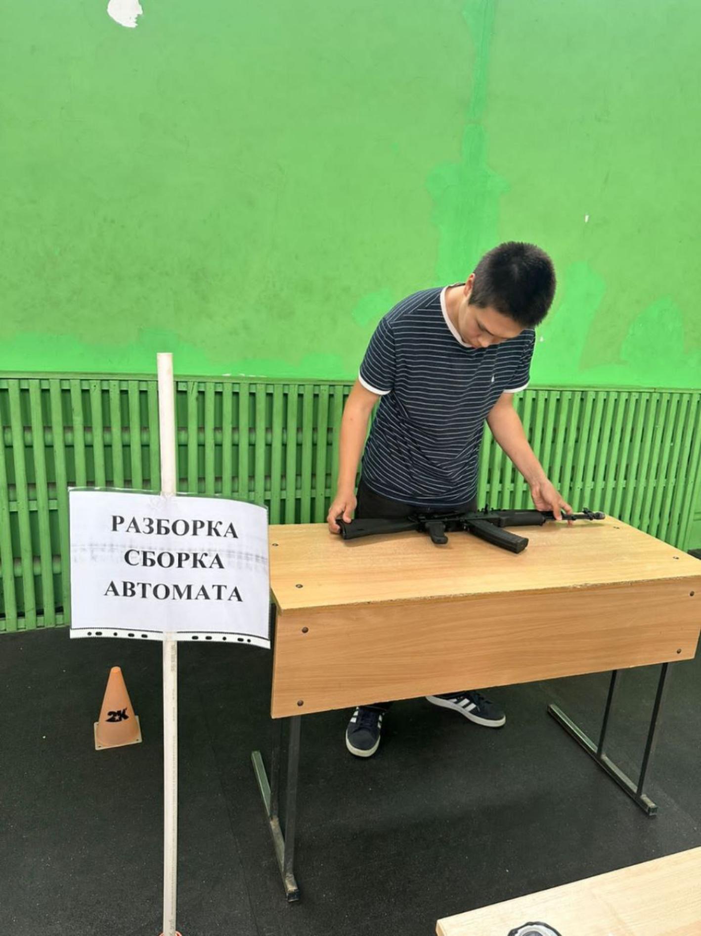 Алмаз Кустаубаев — студент 1 курса механического отделения, занял II место на региональной олимпиаде по ОБЗР 