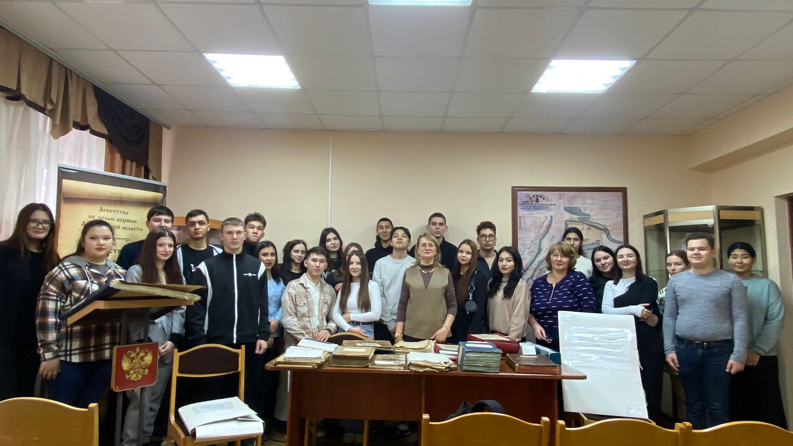 Студенты колледжа стали гостями Дня открытых дверей в Государственном архиве Астраханской области