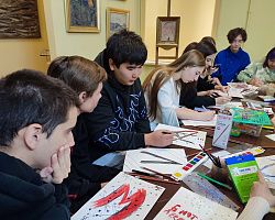 Студенты АГПК посетили творческие занятия в Доме-музее Велимира Хлебникова