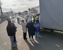 Студенты группы ОДЛ-3139 Харабалинского филиала АГПК приняли участие в акции «Белая трость»