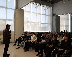 Встреча студентов АГПК с представителями Пограничного управления