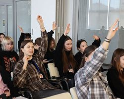 Профориентационная встреча студентов с университетом "Синергия"