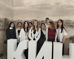 Студенты АГПК – слушатели лекции «Астрахань-город трудовой доблести»