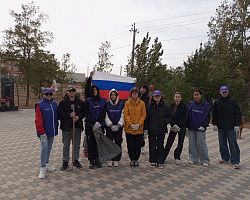 Волонтеры Харабалинского филиала АГПК приняли участие в акции «Мы вместе»