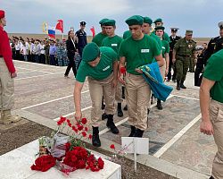 Бойцы патриотического клуба АГПК «Наследники Победы» приняли участие в церемонии перезахоронения советских воинов