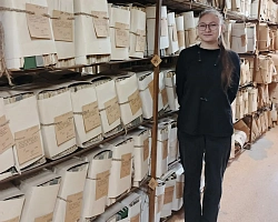 Архивное дело на практике у студентов-банкиров АГПК