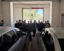 Студенты Лиманского филиала АГПК посетили отделение Росгвардии